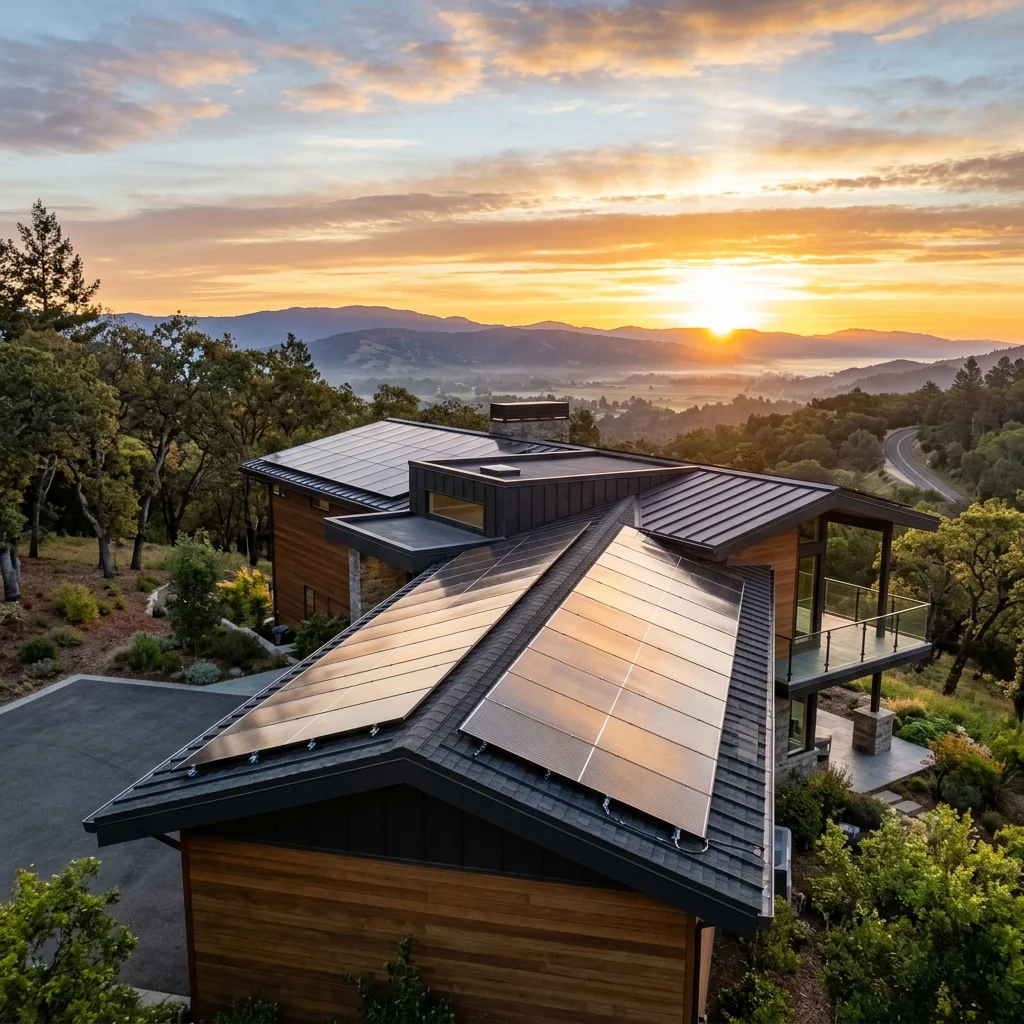 Solar Panels on Roof